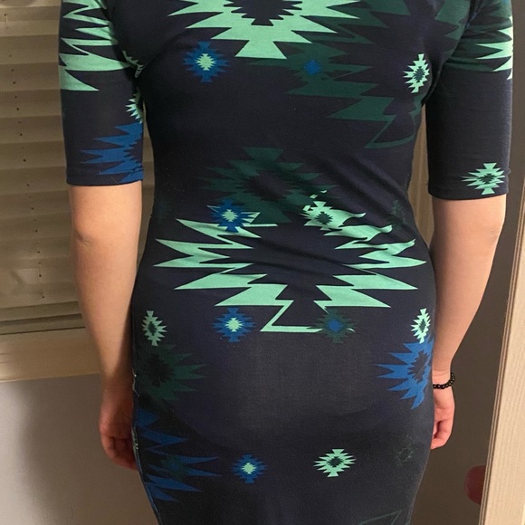 Lula Roe Geometric Pattern Dress - Picture 5 of 9